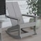 Flash Furniture Gray Modern Poly Resin Adirondack Rocking Chair JJ-C14709-GY-GG - alternate 7
